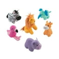 thumbnail image 1 of 1St Zoo Plush Animals - Party Favors - 12 Pieces, 1 of 1