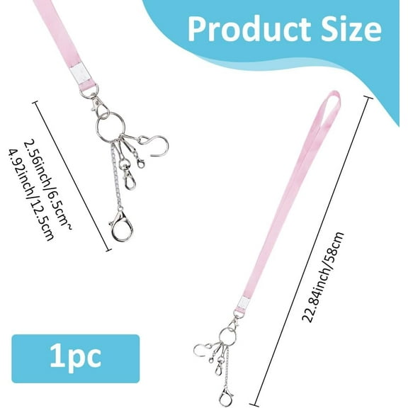 1Stand Polyester Dress Zipper Helper 58cm Zipper Pull Helper Dresses Zipper Extender Beaded Zipper Assistant Tool Easy Zip Puller for Almost All Zipper Types Pink