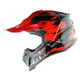 thumbnail image 1 of 1Storm Adult Motocross Helmet ATV Dirt Bike BMX MX Downhill Mountain Helmet Track Style JH601; Dinosaur Red, 1 of 1