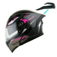 thumbnail image 1 of 1Storm Adult Motorcycle Modular Flip up Street Bike Full Face Dual Visor Helmet HB-B89CLS Storm Pink, 1 of 5