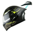 thumbnail image 1 of 1Storm Adult Motorcycle Modular Flip up Street Bike Full Face Dual Visor Helmet HB-B89CLS Storm Yellow, 1 of 5