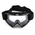 thumbnail image 1 of 1Storm Motocross ATV Dirt Bike MX BMX Goggle Glossy Black, Clear Lens, 1 of 4