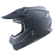 1Storm Motocross Adult Helmet ATV Dirt Bike BMX MX Helmet F801CLS Racing Style Matt Black