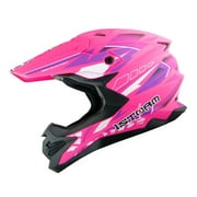 1Storm Motocross Adult Helmet Downhill Mountain Helmet BMX MX ATV Dirt Storm Style HF803; Storm Pink