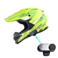 thumbnail image 1 of 1Storm Motocross Adult Helmet Downhill Mountain Bike Helmet HF803 BMX MX ATV Dirt Bike Storm Style + Motorcycle Bluetooth Headset: Storm Green, 1 of 9