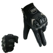 1Storm Motocross Motorcycle Gloves MCS17 BMX MX Bike Bicycle Cycling Hard Reinforced Knuckle Touch Screen Black