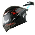 thumbnail image 1 of 1Storm Motorcycle Modular Full Face Flip up Dual Visor Helmet + Spoiler: HB89 Storm Red, 1 of 5