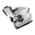 thumbnail image 1 of 1Storm New Motorcycle Bike Modular Full Face Helmet NOLED901 Dual Visor Sun Shield: Cement Gray, 1 of 1