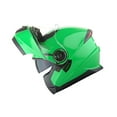 thumbnail image 1 of 1Storm New Motorcycle Bike Modular Full Face Helmet NOLED901 Dual Visor Sun Shield: Glossy Green, 1 of 9