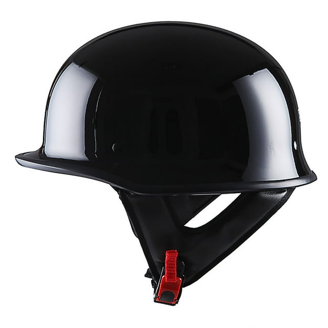 1Storm Novelty Motorcycle Half Face Helmet German Style DOT Approved