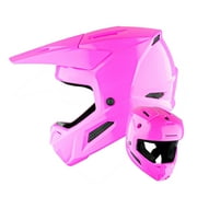 1Storm Youth Motocross Helmet Kids ATV Helmet BMX MX Dirt Go Kart Teenager T602 Glossy Pink