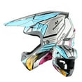 thumbnail image 1 of 1Storm Youth Motocross Helmet Kids ATV Helmet BMX MX Dirt Bike Go Kart Teenager T602 Zaku Mecha Cyan, 1 of 1