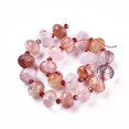 thumbnail image 1 of 1Strand Natural Quartz Beads Strands Faceted Rondelle 16~18x11~13mm Hole: 1mm 20~21pcs/strand 14.9~15.3 inch(38~39cm), 1 of 2