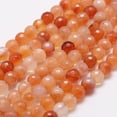 thumbnail image 1 of 1Strand Natural Red Agate Beads Strands Faceted Round Coral 4mm Hole: 1mm about 96pcs/strand 14.9 inch~15.1 inch, 1 of 3