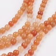 thumbnail image 1 of 1Strand Natural Red Aventurine Beads Strands Round 6mm Hole: 0.8mm 15~16 inch, 1 of 3