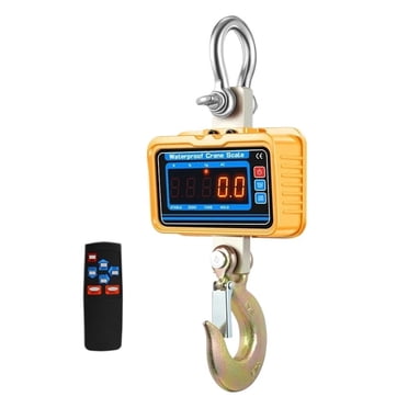 6000 LB Digital Crane Scale – Wireless Remote, Hanging Weighing, 3 Ton Capacity