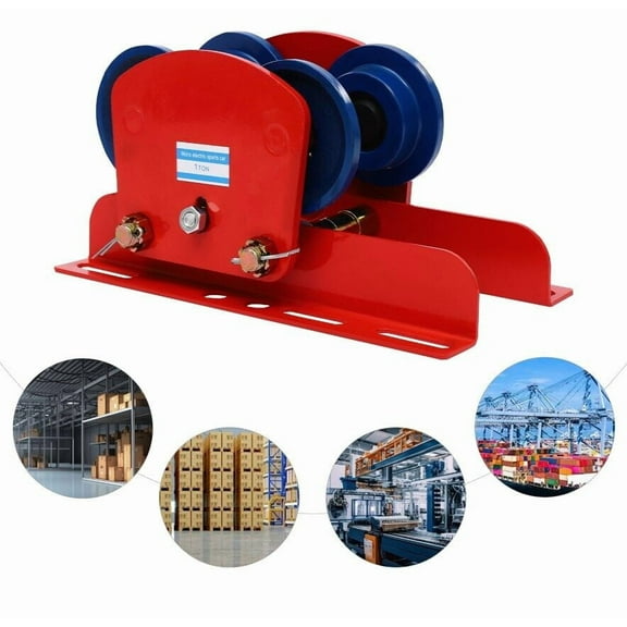 1T Heavy Duty Beam Trolley, Electric Hoist Manual Trolley, Push Beam Trolley