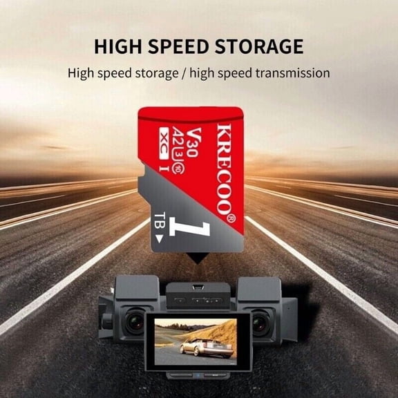 1T Micro SD Card 1024 Memory Cards 1000 Micro SD Memory Card Class 10 Fast Speed Mini SD Card for Smartphones/Computer TF Card for Camera/Car Navigation