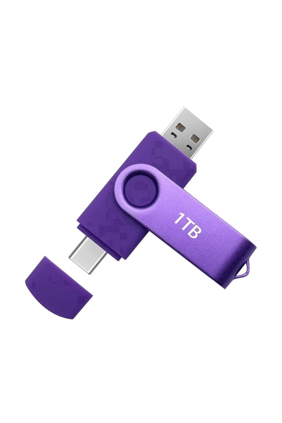 USB C Flash Drive 1T Dual Pendrive Phone Photo Stick Thumb Memory Drive for Android Phones,PC,Laptop