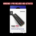 thumbnail image 1 of 1TB 980 Pro w/ Heatsink M.2 SSD With Windows 11 Pro Pre Installed and Ac1TB 980 Pro w/ Heatsink M.2 SSD With Windows 11 Pro Pre Installed and Ac, 1 of 1