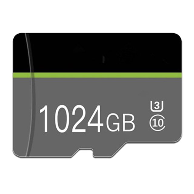 1TB Micro SD Flash Memory Card Class 10 For Phones,Camera and PC Black