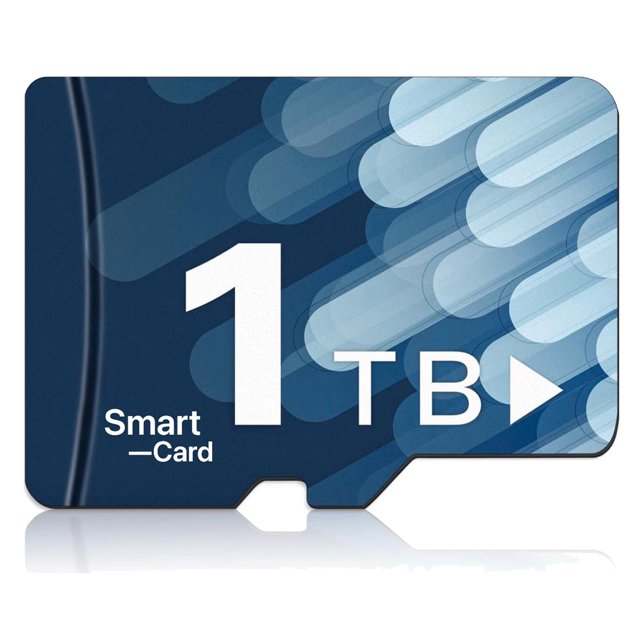 1TB Micro SD Flash Memory Card Class 10 For Phones,Camera and PC Blue