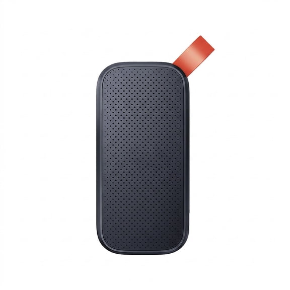 Portable NVMe External SSD, USB-C Up to 1050 MB/s Read, IP55 Shockproof Water Resistant with Built-In Lanyard Hole - C