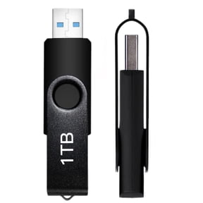 1T USB Flash Drive 1000GB Rotatable Memory Stick External Storage Drive for Laptop PC-MAOLAI