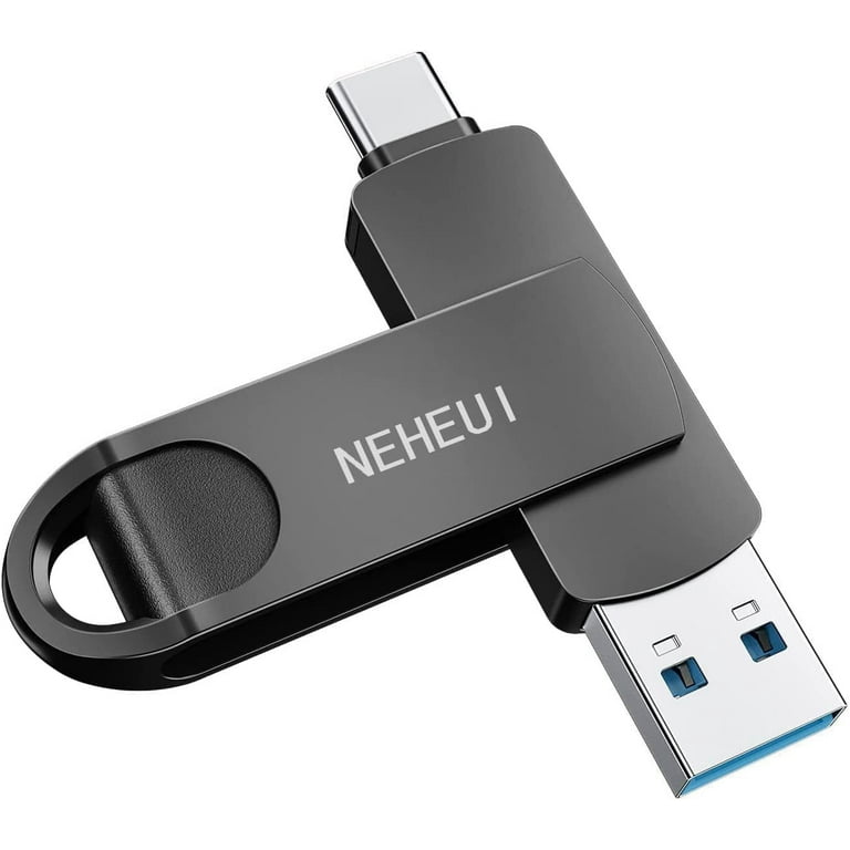 Tersanhong 1TB Flash Drive 2 in 1 Ultra Dual USB 3.0 Memory Stick High Speed Type C Thumb Pen Drives for Laptop Android Phones Mac
