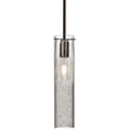 thumbnail image 1 of Besa Lighting - Juni 16 - 1 Light Cord Pendant-Bronze Finish-Clear Bubble Glass, 1 of 1