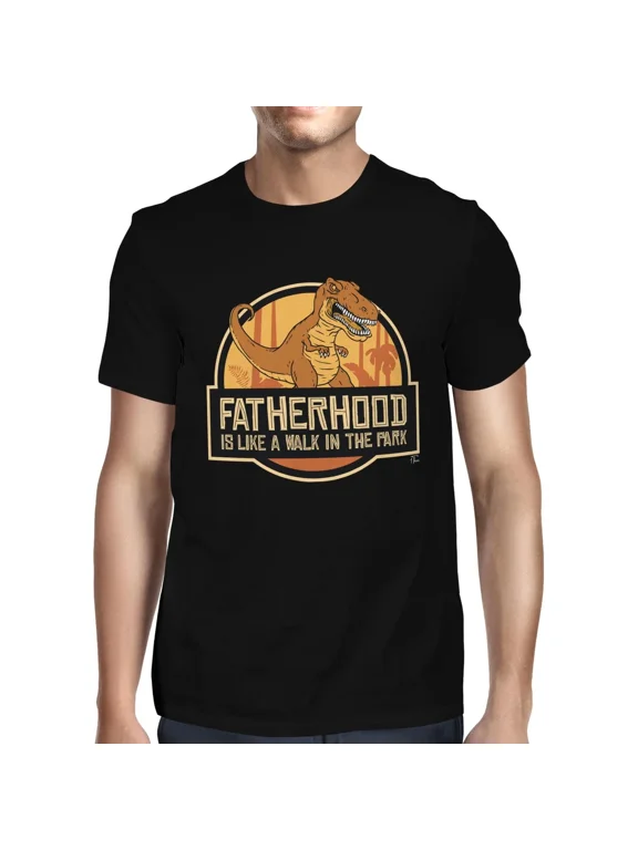 1Tee Mens Fatherhood Like A Walk In The Park T-Shirt