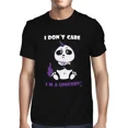 thumbnail image 1 of 1Tee Mens I Don't Care I'm a Unicorn Cute Panda in Disguise T-Shirt, 1 of 2