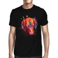 thumbnail image 1 of 1Tee Mens Painted Abstract Vizsla Dog T-Shirt, 1 of 2