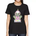 thumbnail image 1 of 1Tee Womens Loose Fit Alien Unicorn T-Shirt, 1 of 2