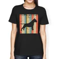 thumbnail image 1 of 1Tee Womens Loose Fit Bull Terrier Dog Breed - Colourful Retro T-Shirt, 1 of 2