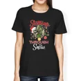 thumbnail image 1 of 1Tee Womens Loose Fit Slothing Through The Snow - Christmas Sloth T-Shirt, 1 of 2
