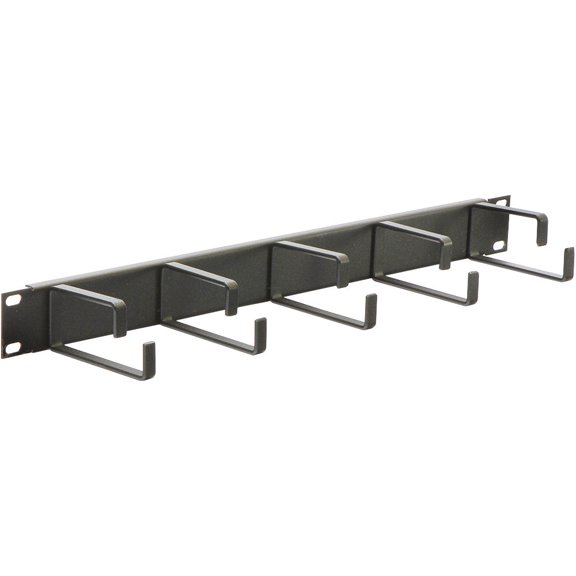 1U Cable Management Panel - 5 Vertical RIngs