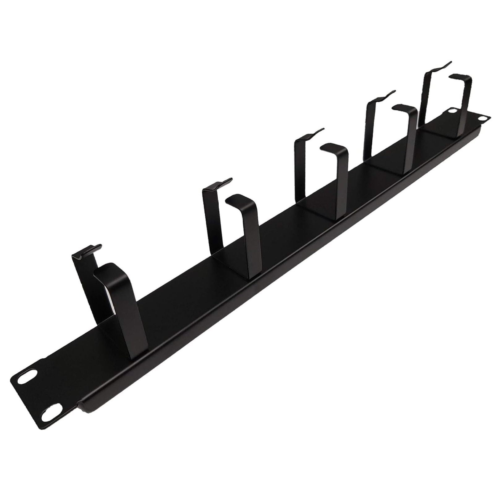 Route Card Rack 1U D-Ring Cable Manager - Route Cable Bundles - Server Rack Wire ...