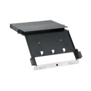1U Opticom Rack Mount Fiber Enclosure, Black