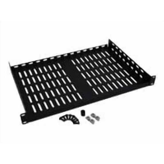 Tripp Lite Rack Enclosure Cabinet Cantilever Fixed Shelf 40lb Capacity 1URM Blk