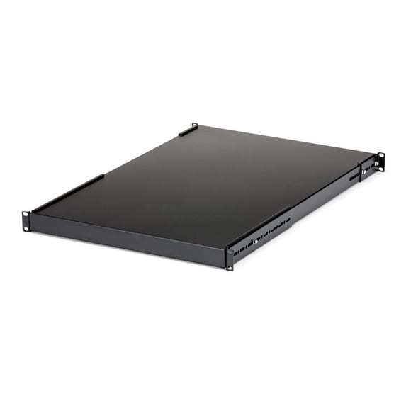 1U SERVER RACK SHELF ADJUSTABLE RACK MOUNT SHELF