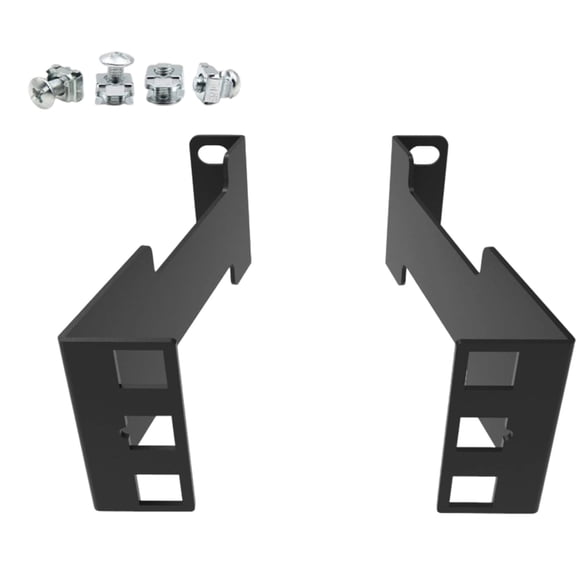 1U Server Rack Depth Expansion Set Space Saving Design Enhances Cabinet Flexibility Secure Equipment Mounting for Home