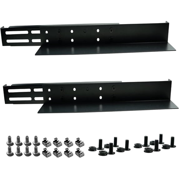 Post 17 Option 1U Server Rack Rails, Universal Mount Rails Fit for Dell Compaq Hp IBM ...