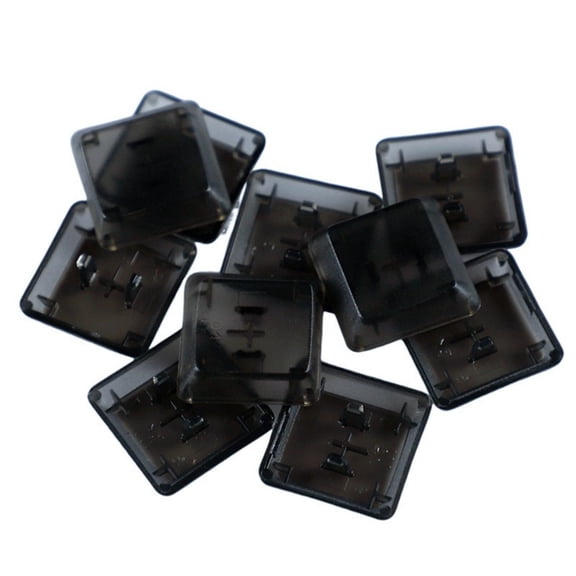 1U Standard Size Transparent Black Keycaps for G813 G815 G913 Gaming Keyboards