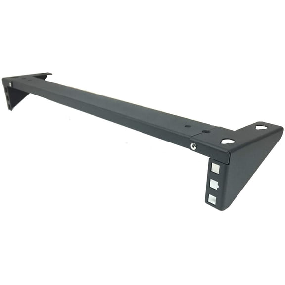 1U Steel Vertical Wall Mount Rack and Horizontal Under Desk PC Mount Bracket for 19 Inch Network Equipments (1U90)