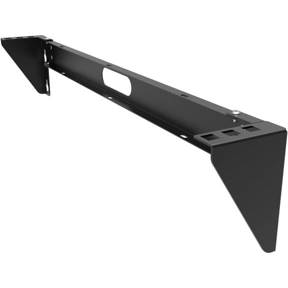 1U Vertical Wall Mount Rack - Foldable Patch Panel Bracket for 19 inches Networking Equipments Including Hardware