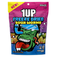 thumbnail image 1 of 1UP Freeze Dried Sour Worms, 2.0 oz Resealable Bag, 1 of 6