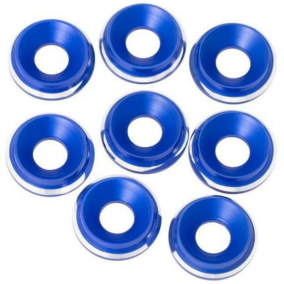 1Up Racing 1UP820119 M3 7075 LowPro Countersunk Washers, Dark Blue Shine