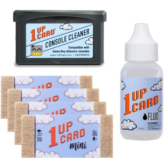 1UPcard Cleaning Kit Compatible With Game Boy Advance - Bundle (save 12%)