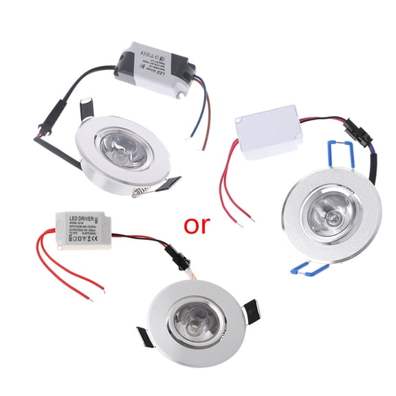 1W Small Recessed LED Spots Light High Brightness LED Downlight Aluminum Alloy for Kitchen and Drop Ceiling Lighting